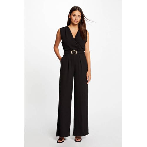 Morgan wide leg jumpsuit zwart afbeelding