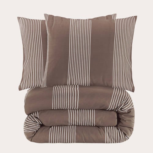 Wehkamp NOUS Living katoenen dekbedovertrek 2 persoons (200x220 cm) aanbieding