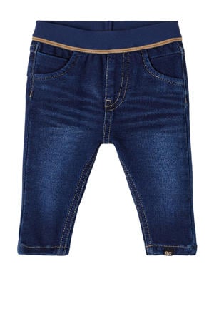 baby slim fit jeans NBMSILAS dark blue denim
