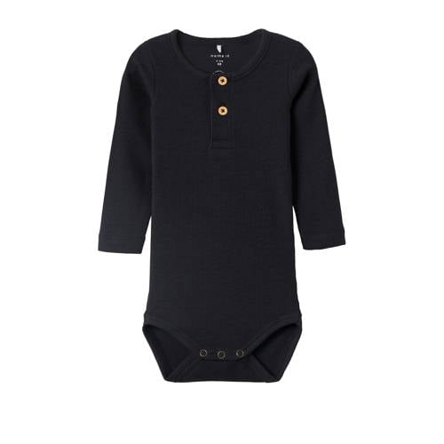 NAME IT BABY romper NBMKAB zwart afbeelding