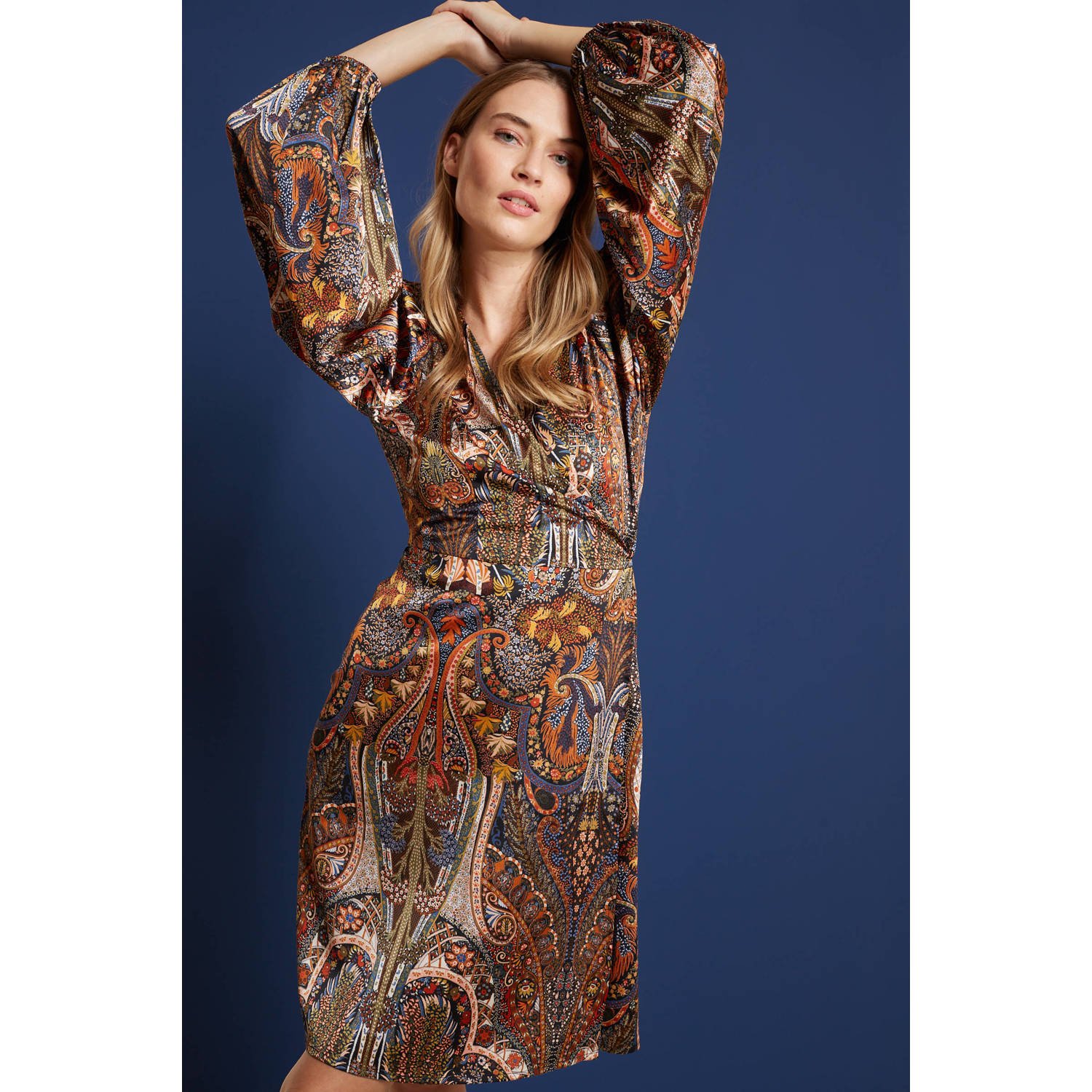Summum jurk met all over print multi