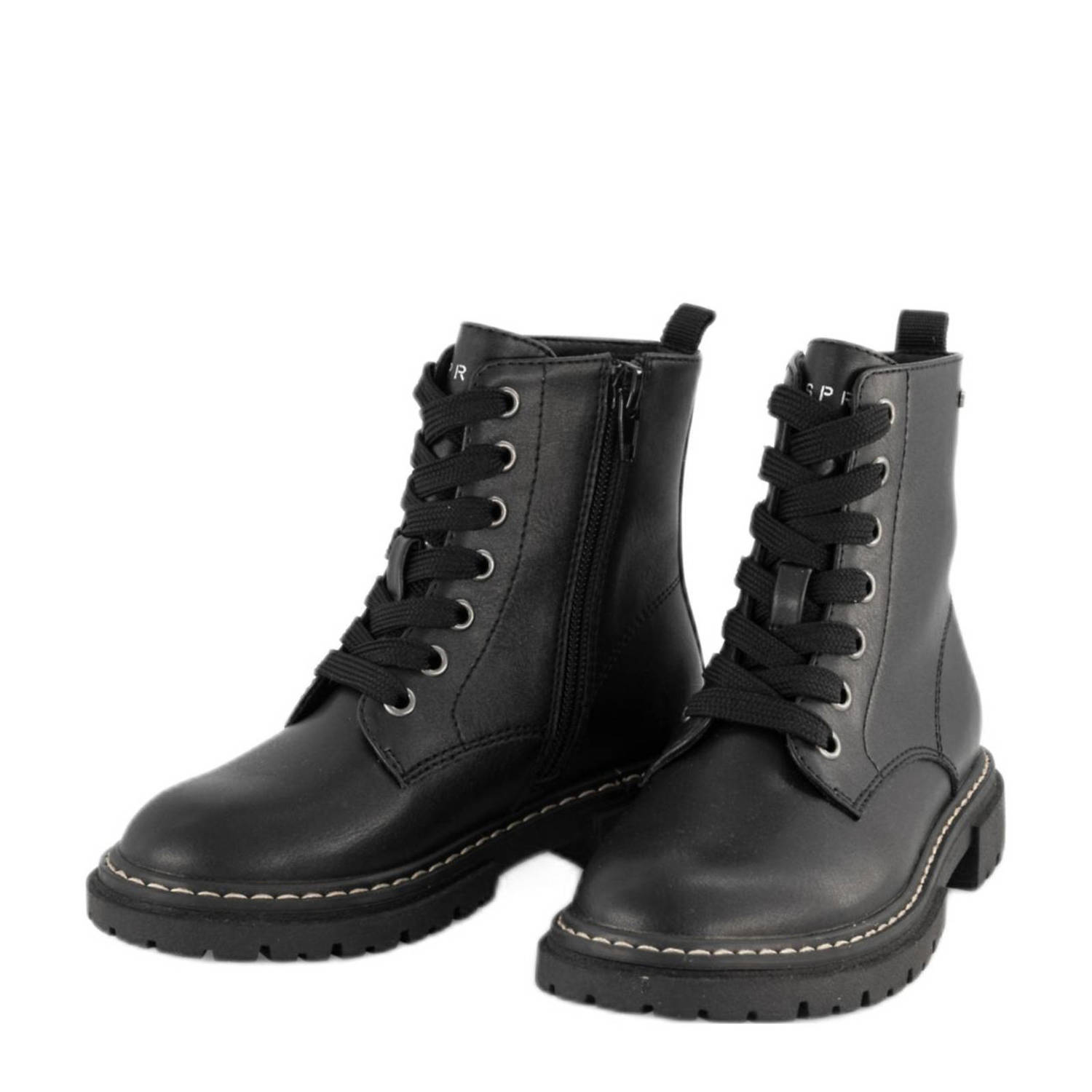 ESPRIT veterboots zwart