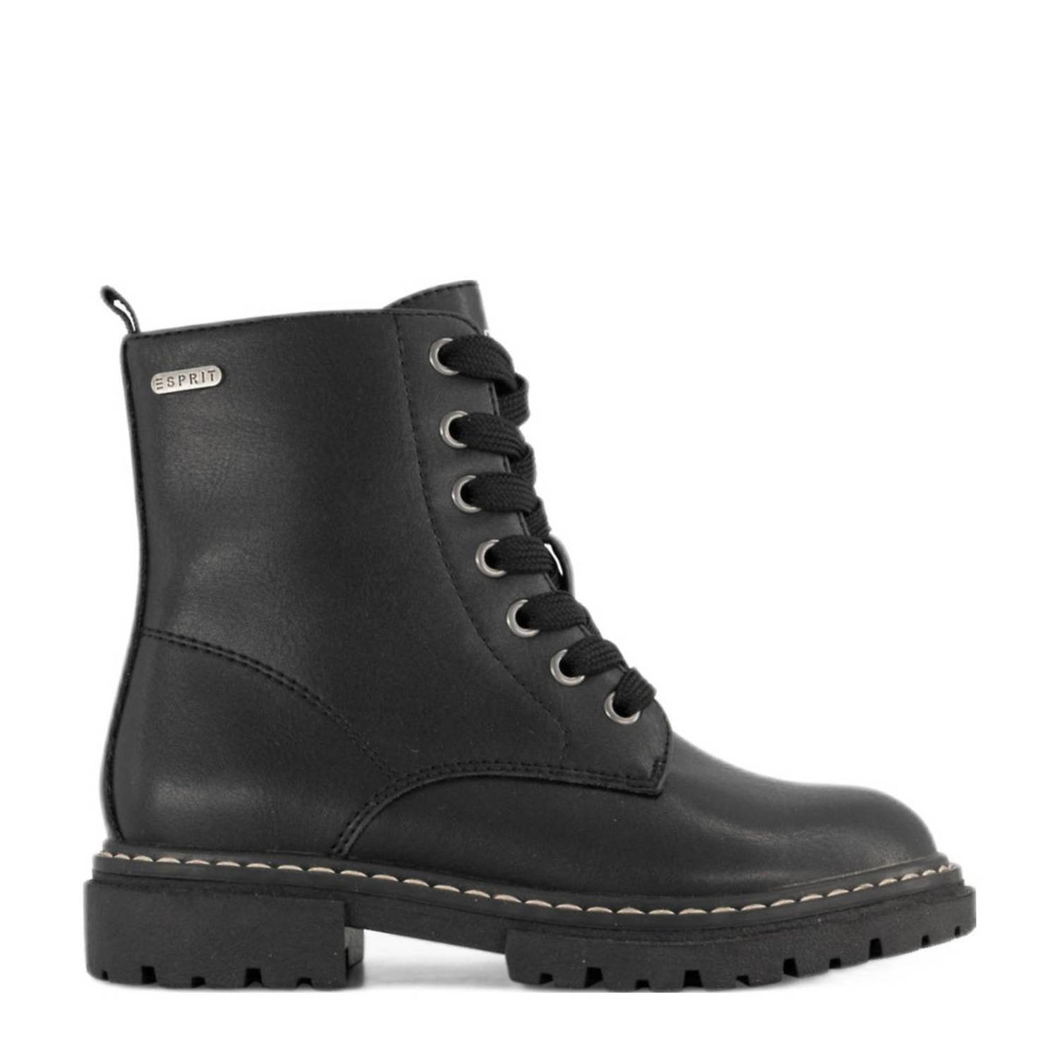 ESPRIT veterboots zwart