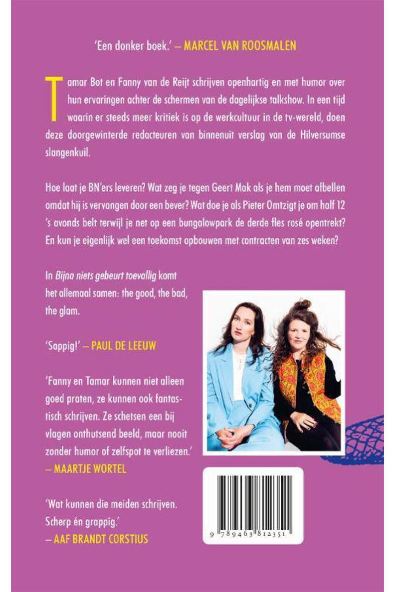 De mediameiden, Tamar Bot en Fanny van de Reijt Bijna niets gebeurt toevallig wehkamp De mediameiden, Tamar Bot en Fanny van de Reijt Bijna niets gebeurt toevallig wehkamp