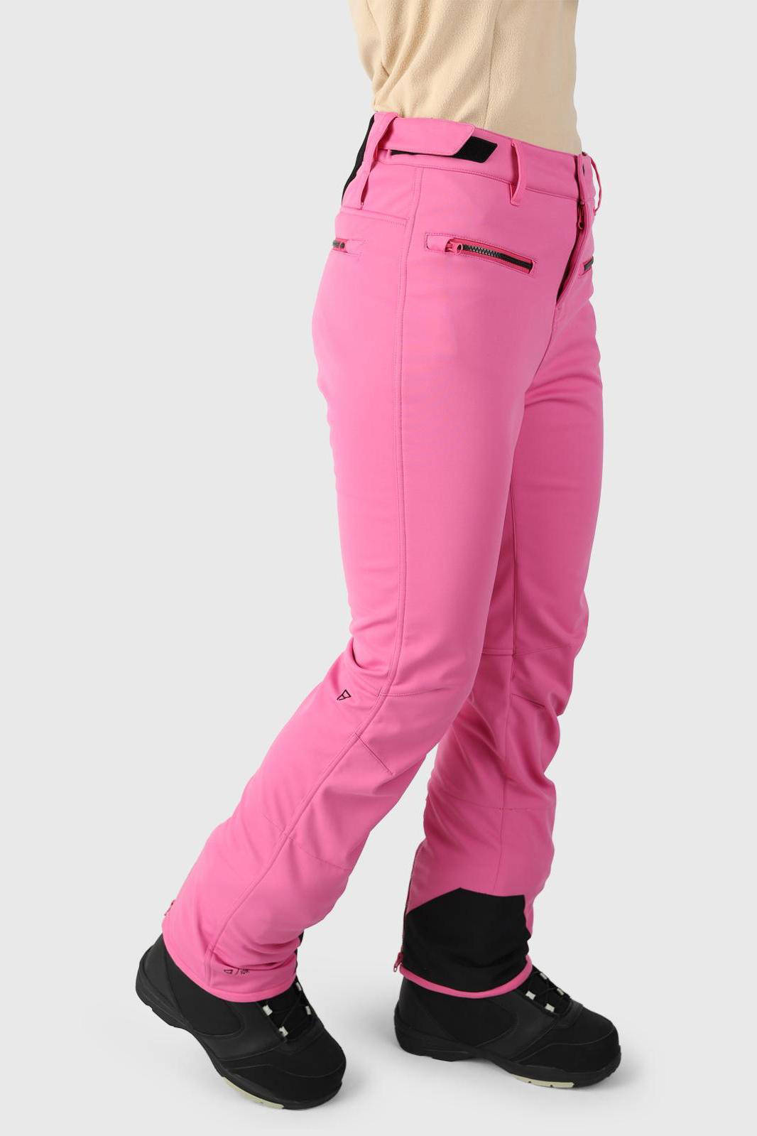 Brunotti softshell skibroek Coldlake roze wehkamp