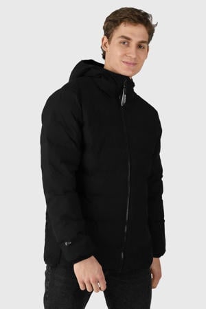 gewatteerde outdoor jas Galan zwart