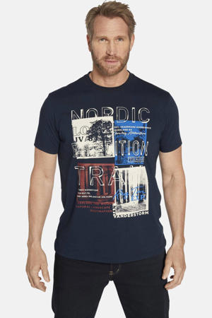 T-shirt  Plus Size TANDRUP donkerblauw