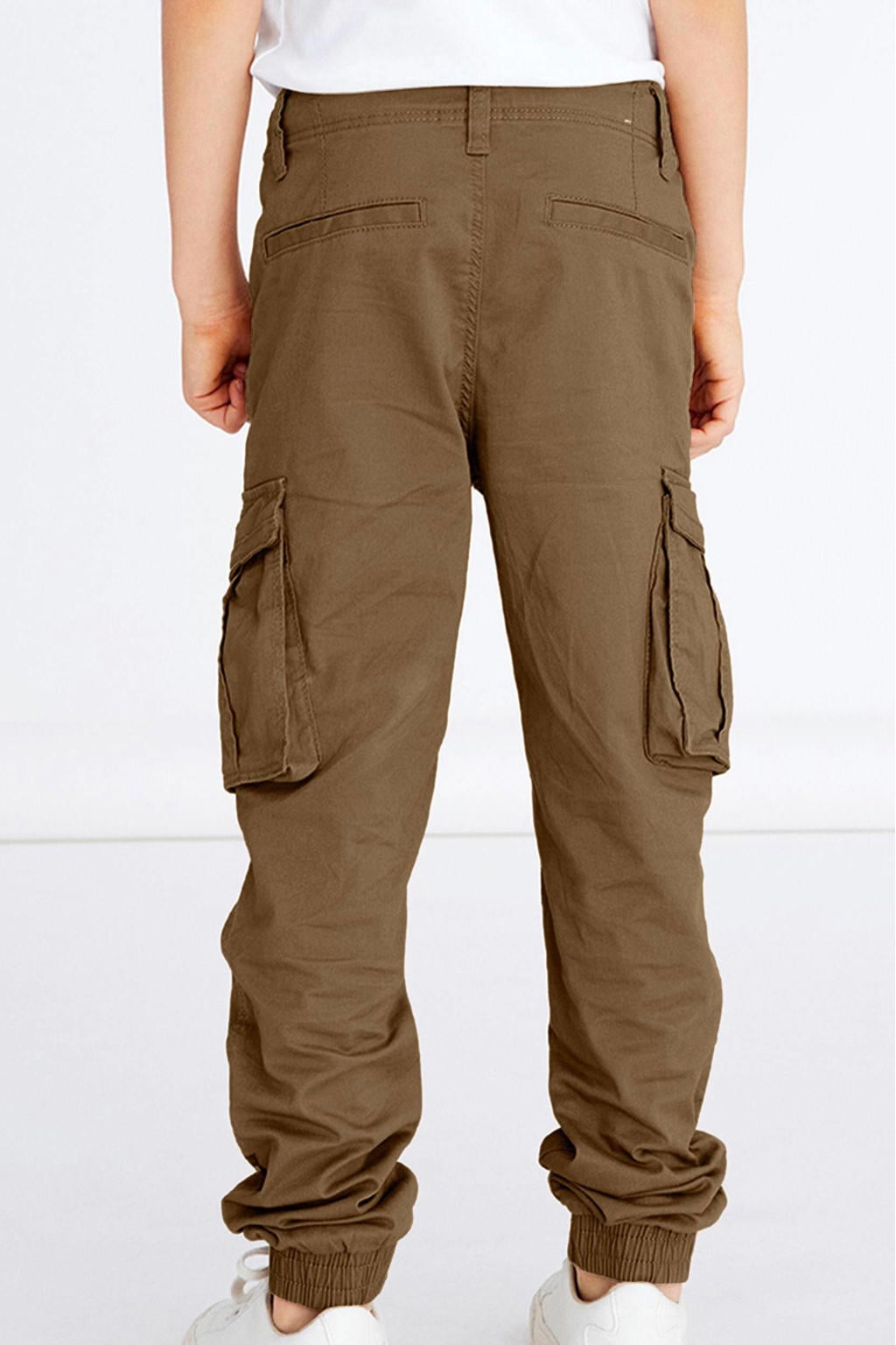 NAME IT KIDS cargobroek NKMRYAN bruingroen