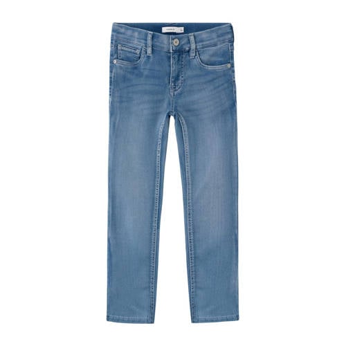 NAME IT KIDS slim fit jeans NKMTHEO light blue denim afbeelding