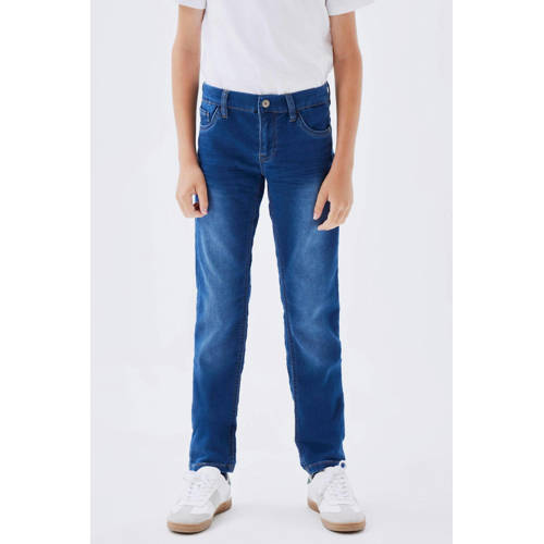 NAME IT KIDS slim fit jeans NKMTHEO medium blue denim afbeelding