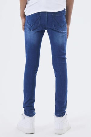 slim fit jeans NKMSILAS dark blue denim