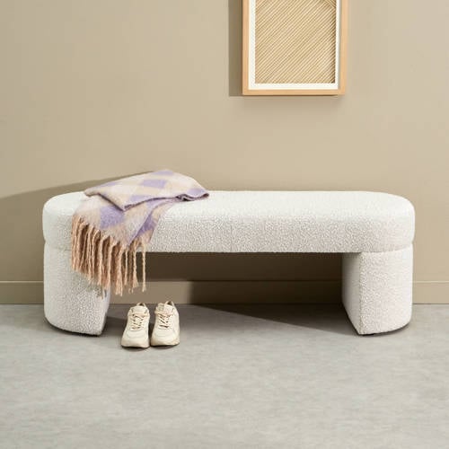 NOUS Living eetkamerbank Nice 145 cm - pearl