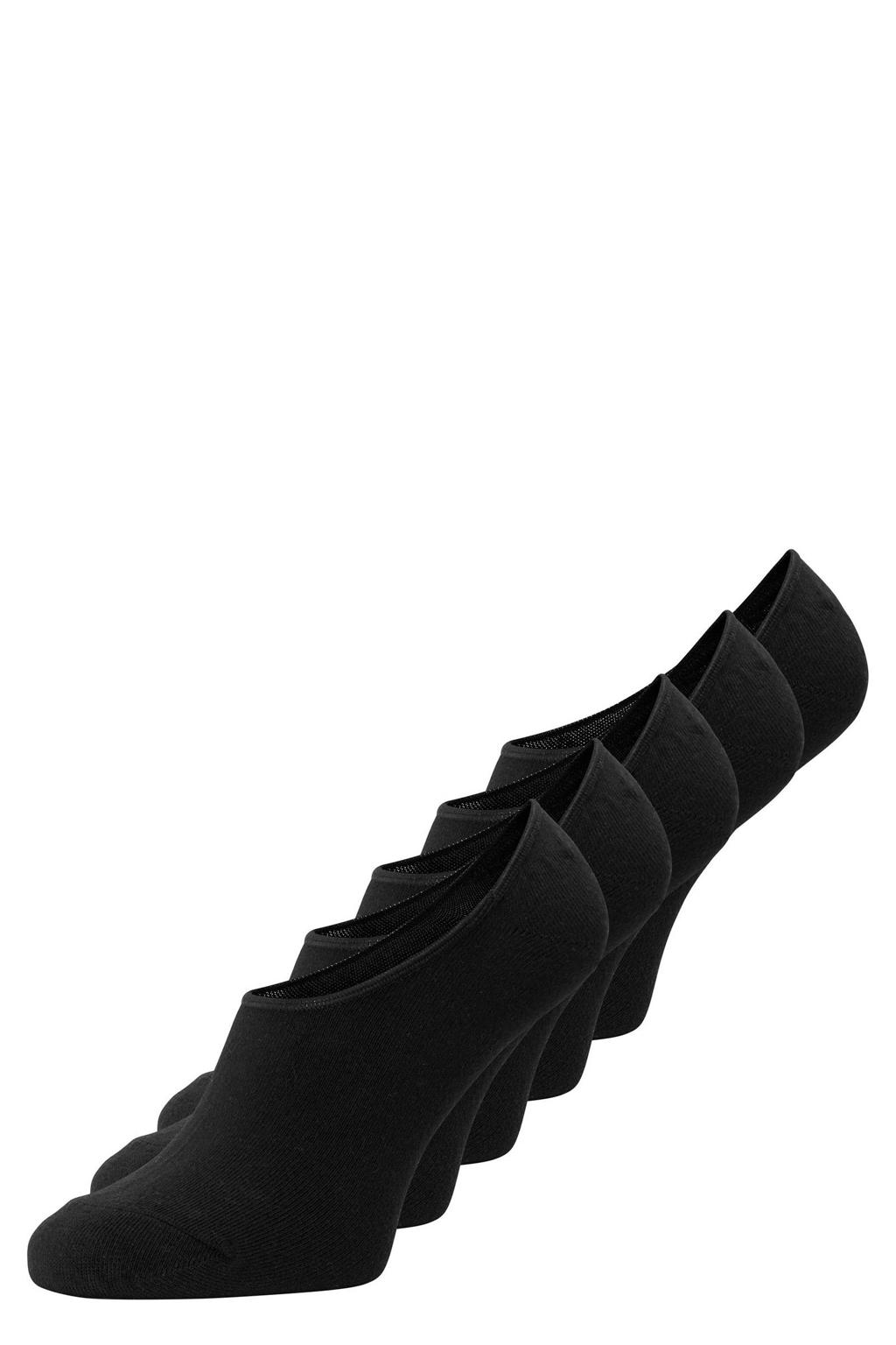 JACK & JONES sneakersokken JACBASIC - zwart (set van 5)