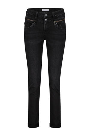 tapered fit jeans Sienna 2 zip jog black