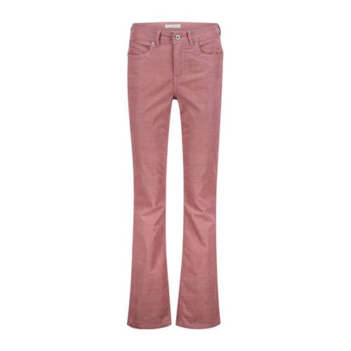 Red Button corduroy flared jeans Babette fine cord oudroze