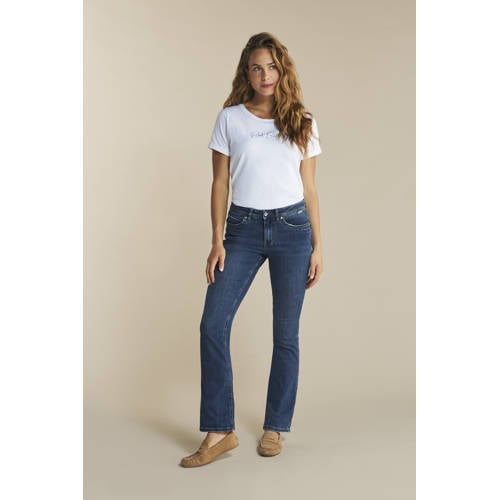 Red Button flared jeans Babette darkstone used darkstone afbeelding