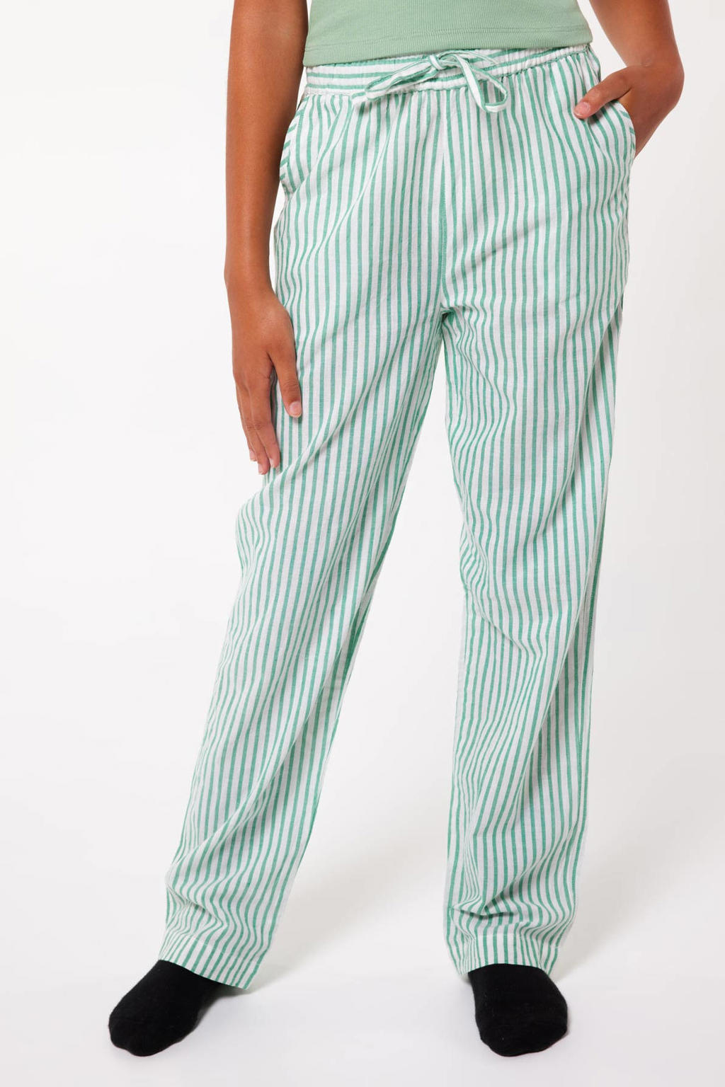 America Today pyjamabroek Lake wit/blauw