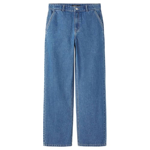 LMTD loose fit jeans medium blue denim afbeelding