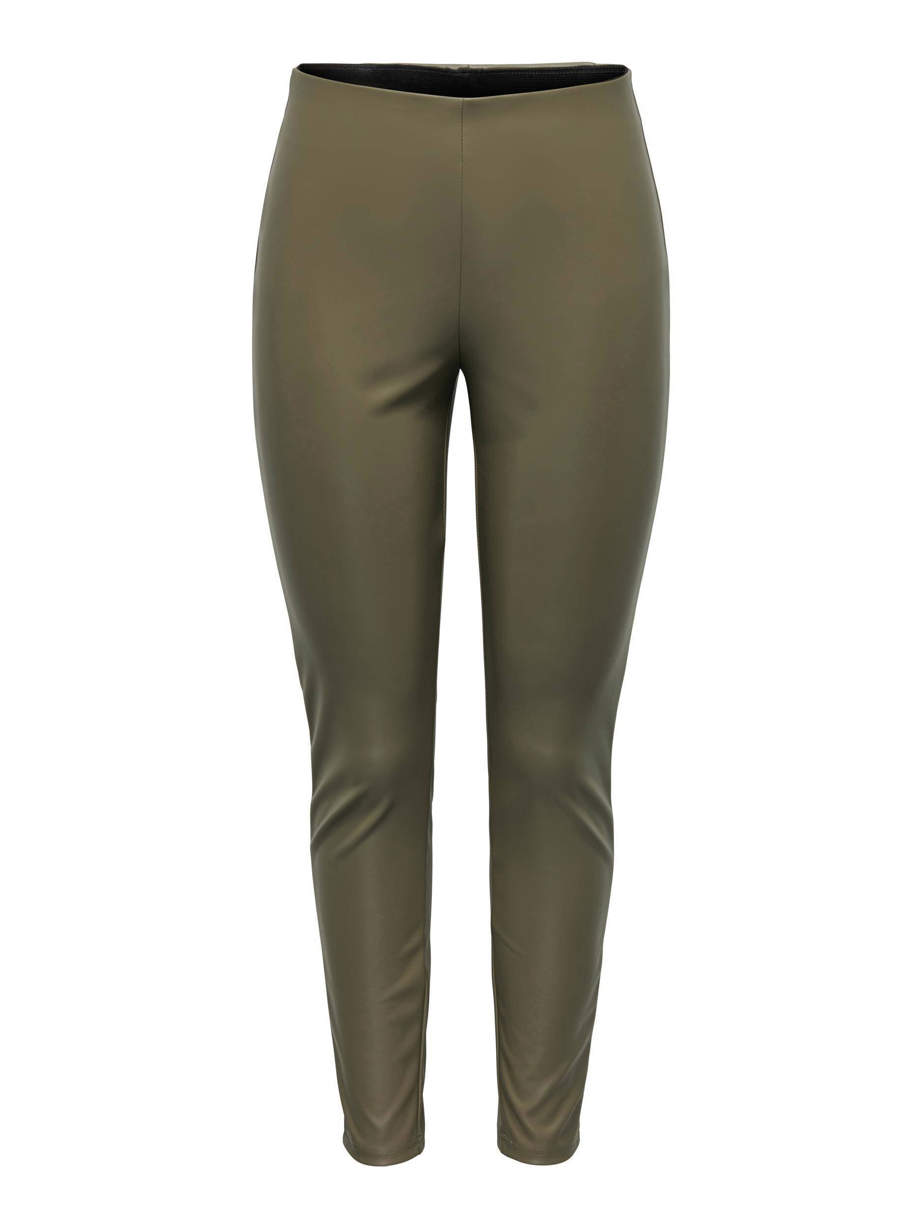 Groene best sale leren legging