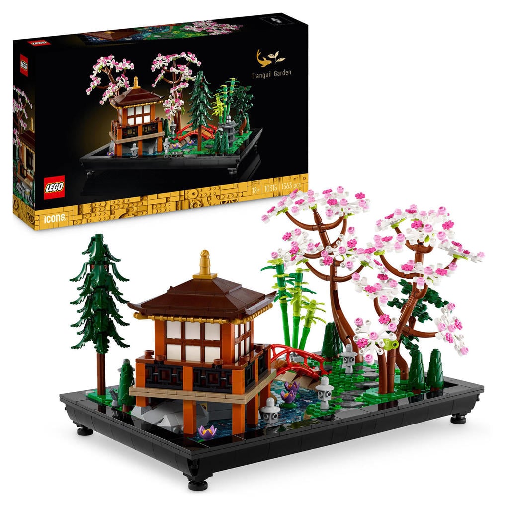 LEGO Icons Rustgevende tuin Botanisch Mindfulness Bouwpakket voor Volwassenen 10315