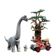 thumbnail: LEGO Jurassic World Brachiosaurus ontdekking met Groot Dinosaurus Figuur en Jeep Auto 76960