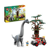 thumbnail: LEGO Jurassic World Brachiosaurus ontdekking met Groot Dinosaurus Figuur en Jeep Auto 76960