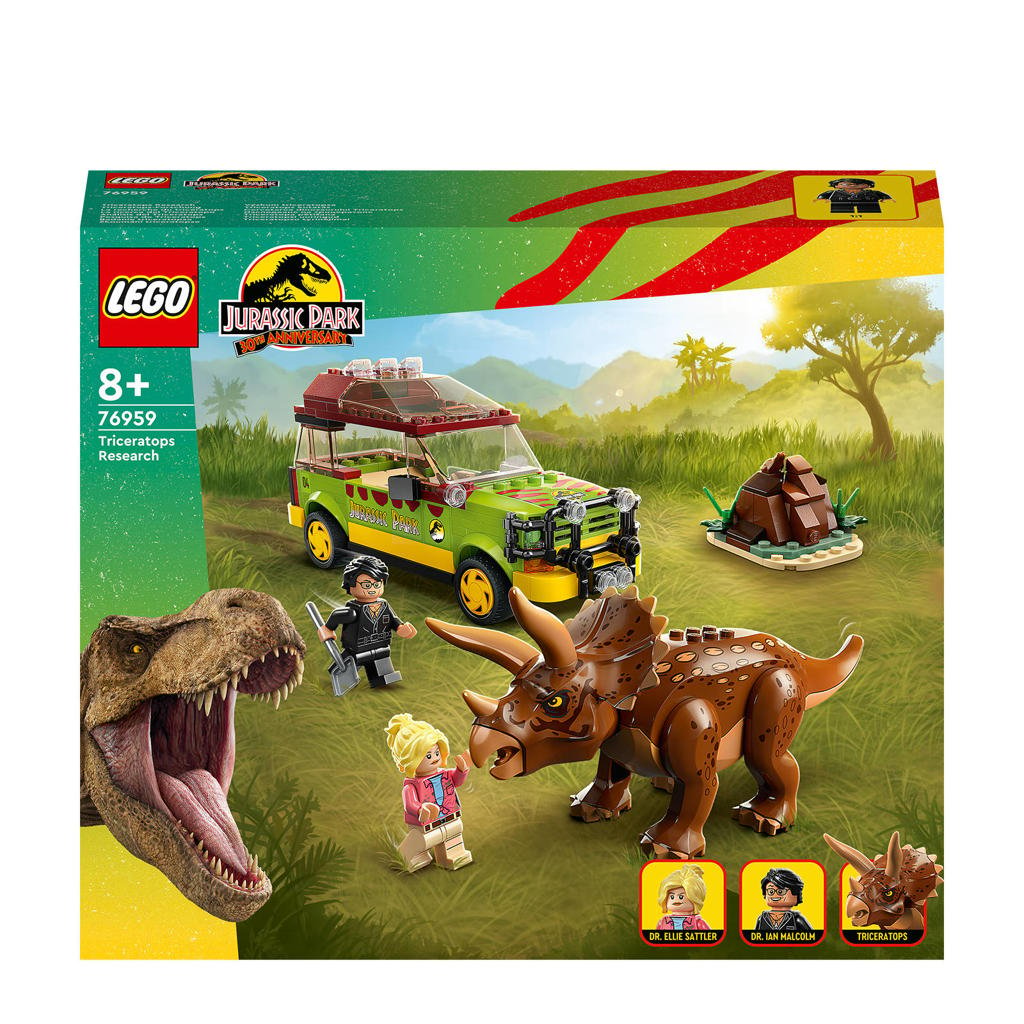LEGO Jurassic World Triceratops onderzoek 76959