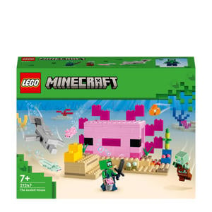 Wehkamp LEGO Minecraft Het axolotlhuis 21247 aanbieding