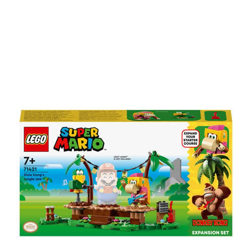 Wehkamp LEGO Super Mario Uitbreidingsset: Dixie Kongs Jungleshow 71421 aanbieding