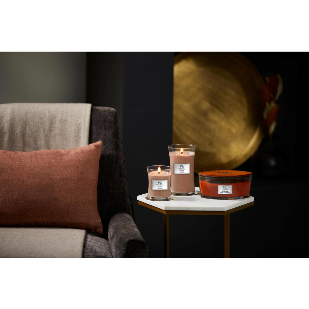 WoodWick geurkaars Cashmere Medium wehkamp