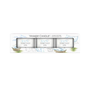 geurkaars Clean cotton (set van 3)