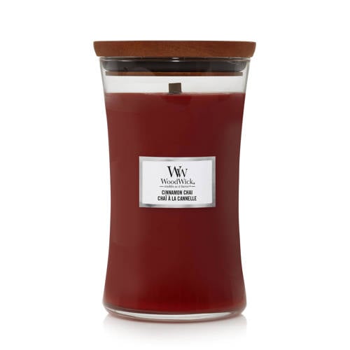 Wehkamp WoodWick geurkaars Cinnamon Chai Large aanbieding