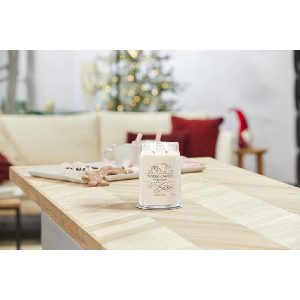 Yankee Candle geurkaars Warm Cashmere Large wehkamp
