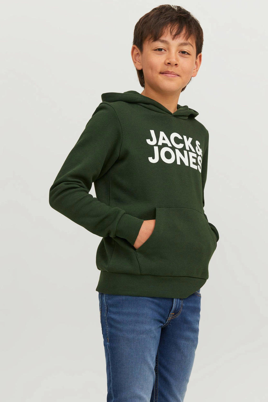 JACK & JONES Junior Hoodie Logo in Schwarz günstig kaufen | limango