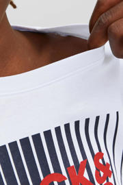 thumbnail: JACK & JONES JUNIOR longsleeve JJECORP van katoen wit