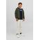 JACK & JONES JUNIOR softshell jas JJEBASIC SOFTSHELL donkergroen
