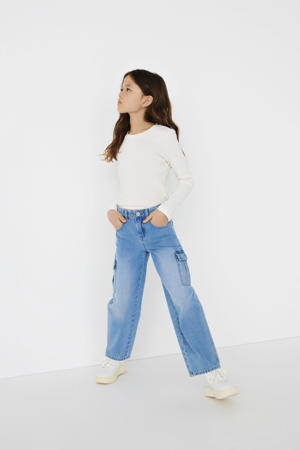 wide leg jeans KOGHARMONY light blue denim