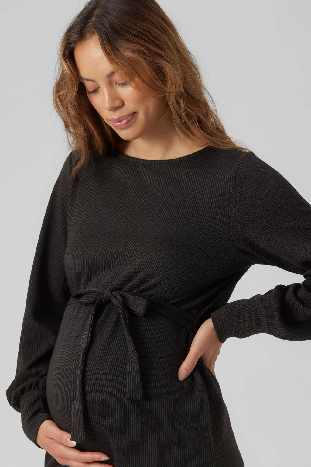 VERO MODA MATERNITY zwangerschapsjurk VMMTESSIE zwart VERO MODA MATERNITY zwangerschapsjurk VMMTESSIE zwart