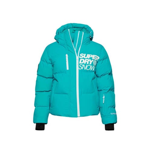 Superdry Sport ski-jack Boxy turquoise
