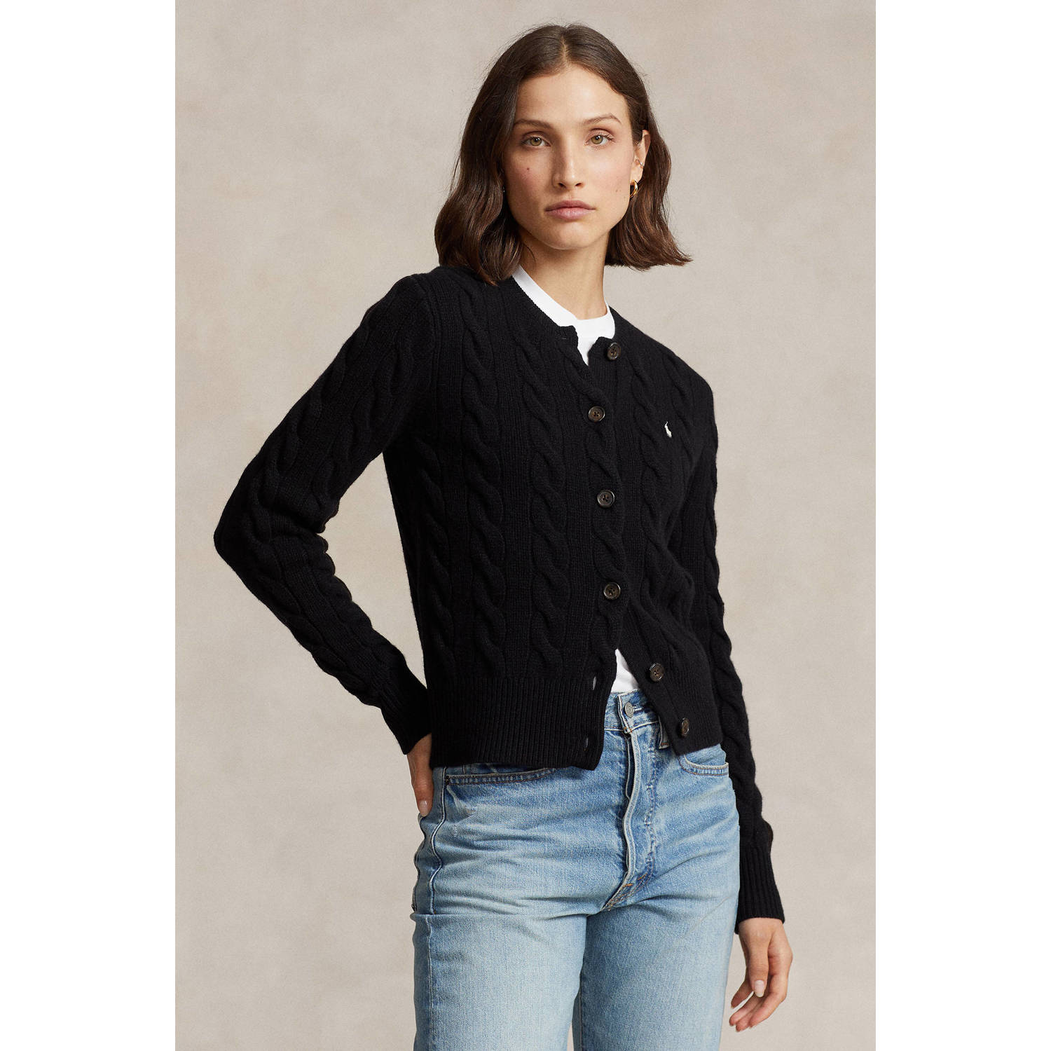 Polo Ralph Lauren Stijlvolle Cardigan voor Heren Black Dames