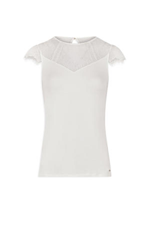 top met kant ecru