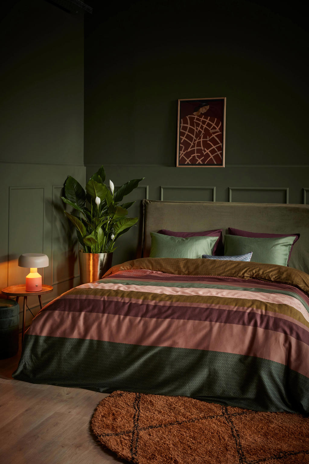 Beddinghouse katoen satijnen dekbedovertrek 2 persoons Ines (200x220 cm