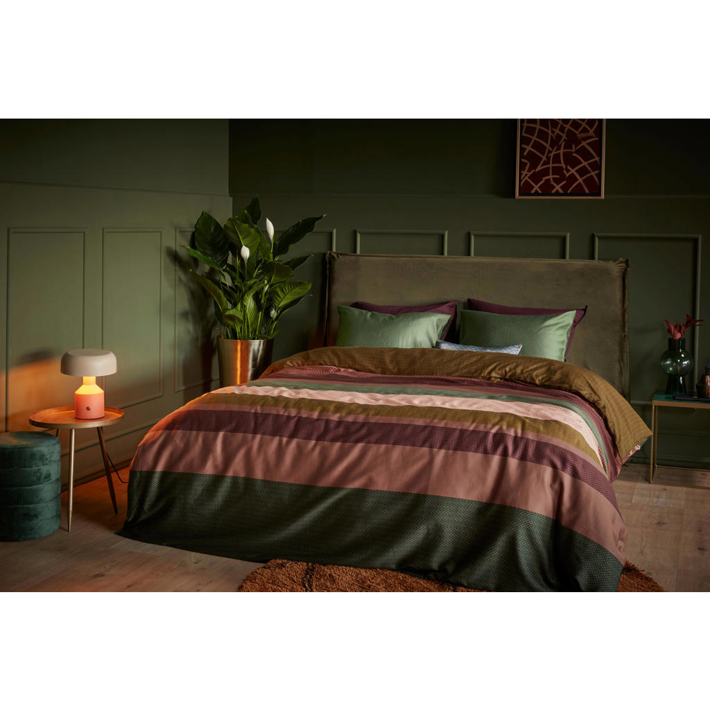 Beddinghouse katoen satijnen dekbedovertrek 2 persoons Ines (200x220 cm