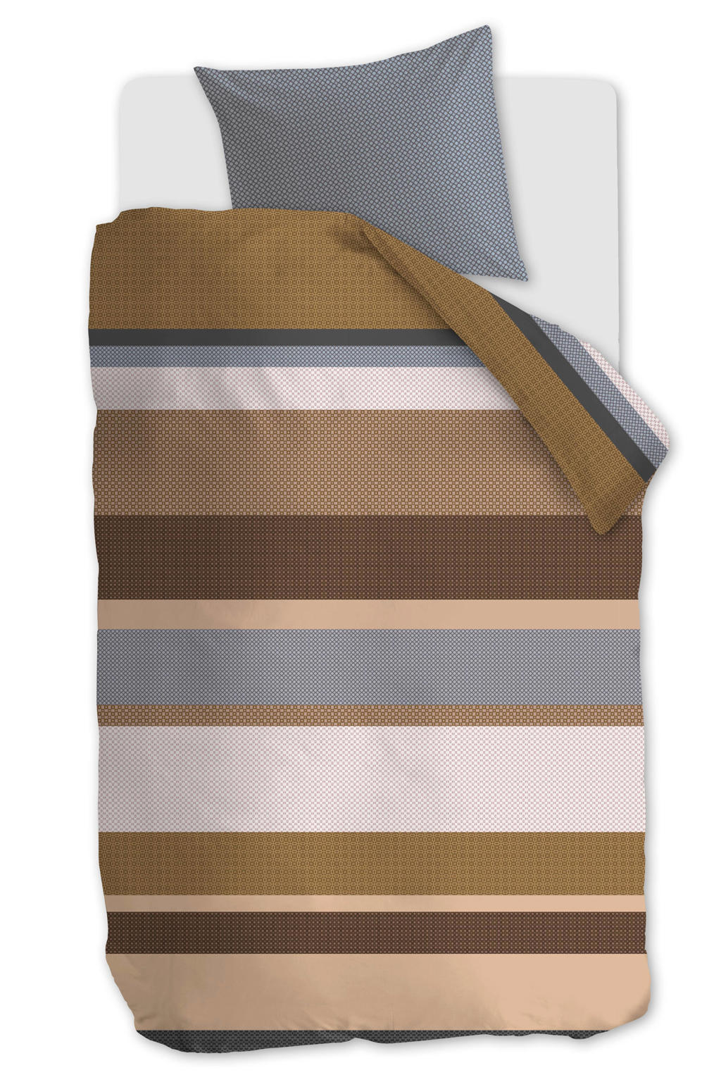 Beddinghouse katoen satijnen dekbedovertrek 1 persoons (140x220 cm