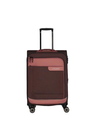 trolley Viia 67 cm. Expandable donkerrood