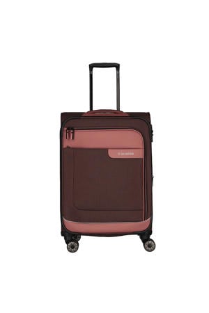 trolley Viia 67 cm. Expandable donkerrood