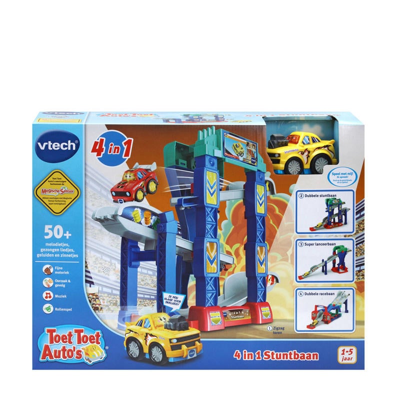 VTech Toet Toet Auto's 4-in-1 Stuntbaan | wehkamp