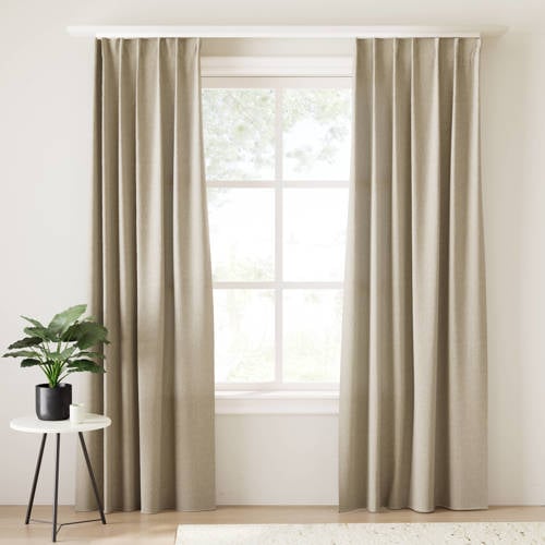 Wehkamp NOUS Living lichtdoorlatend gordijn kant en klaar Rotterdam (per stuk) (135 x 270 cm)* aanbieding