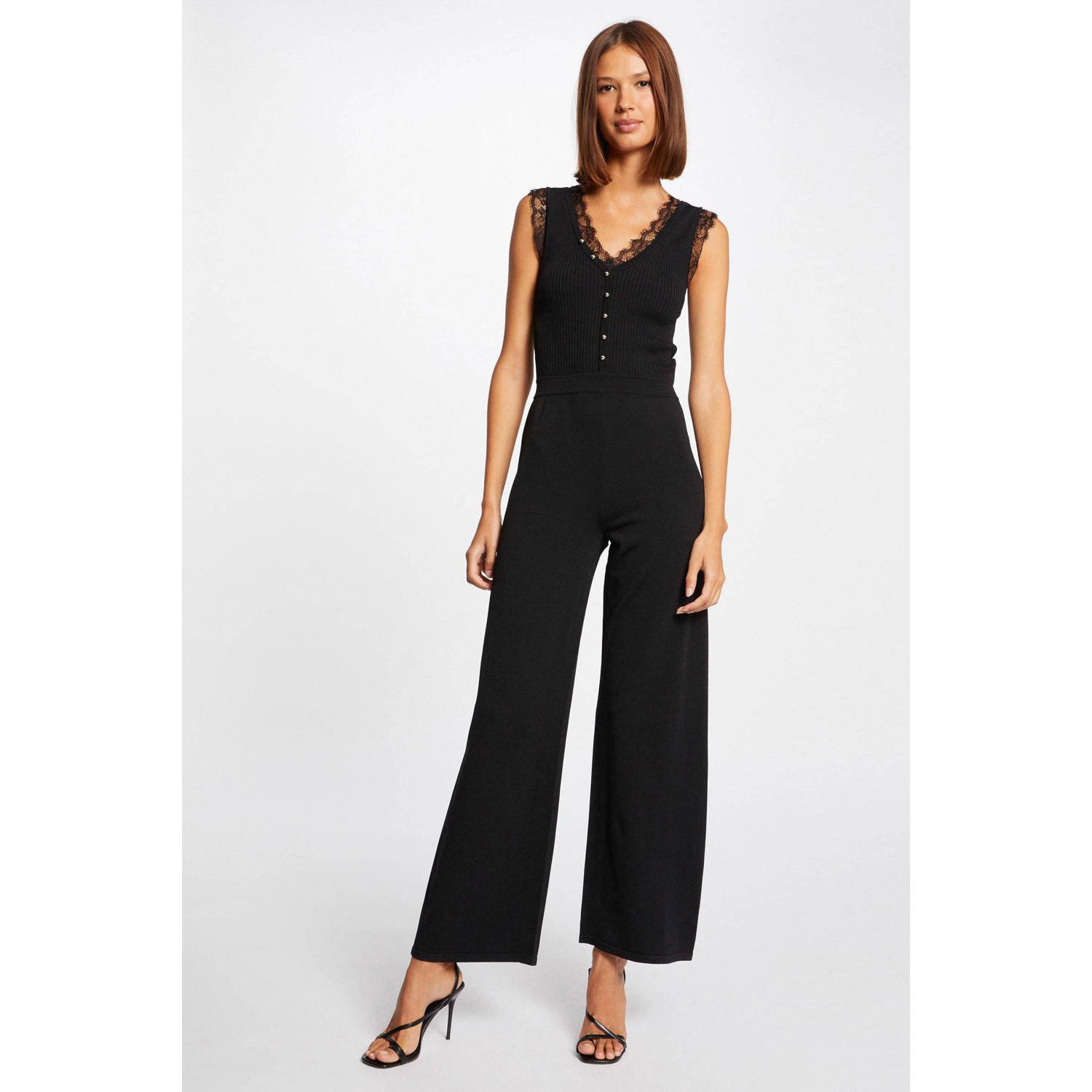 Morgan jumpsuit zwart