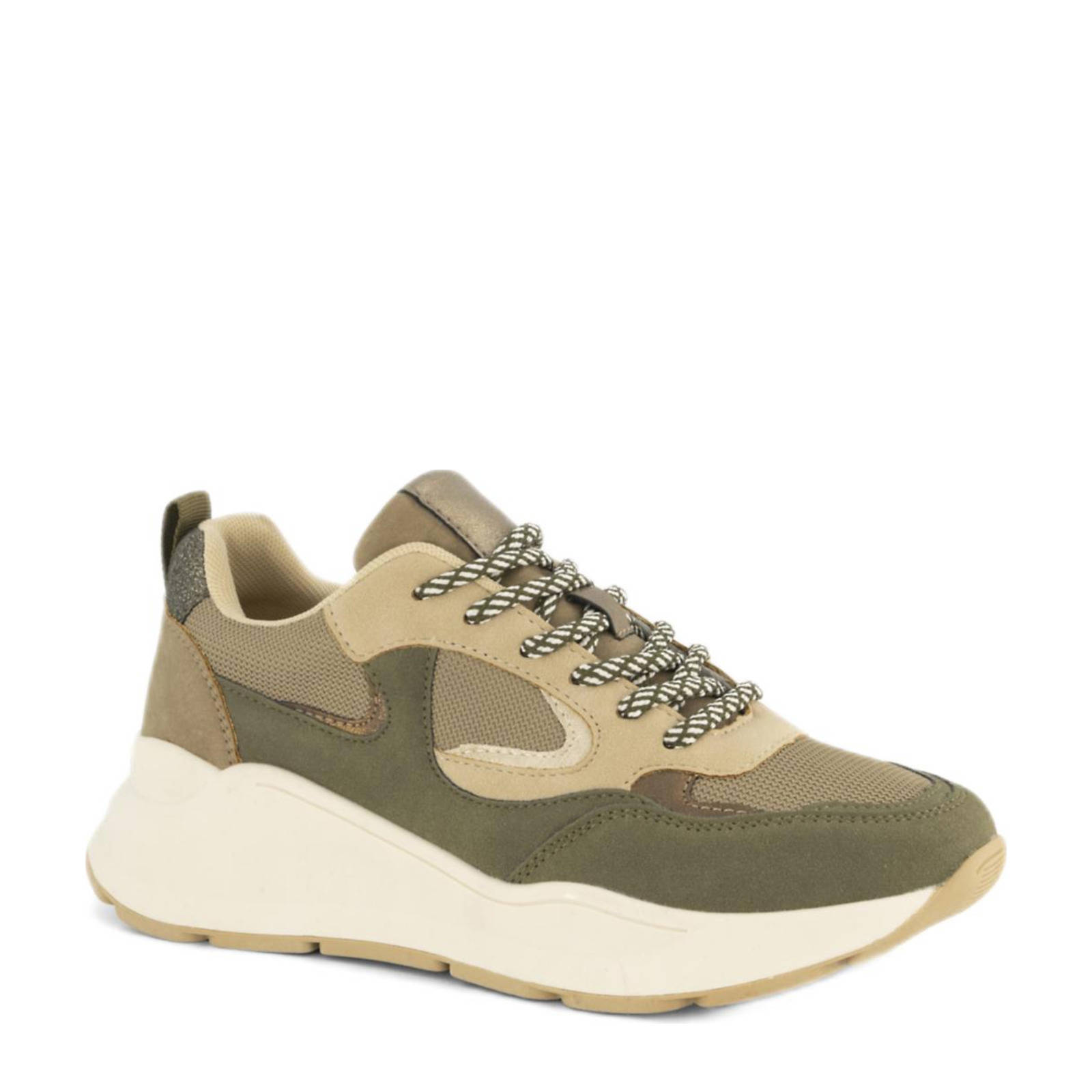 Kaki sneakers online dames